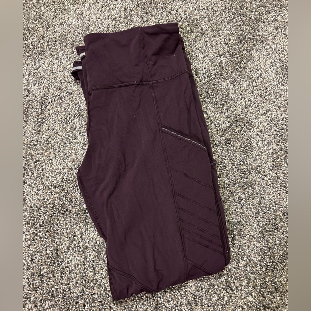 Maroon lululemon Leggings
